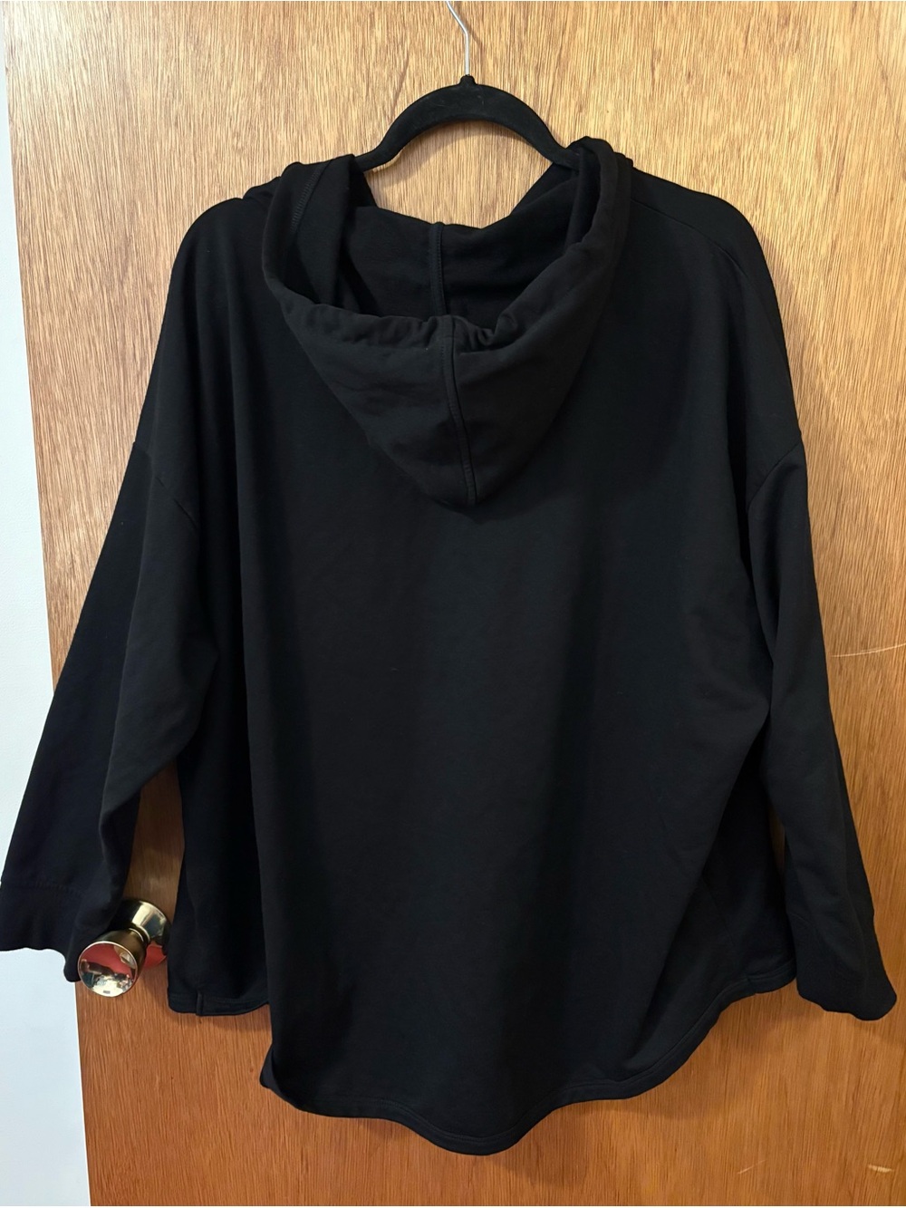 Michael Kors Black Hoodie with Gold Sequin MK Logo - Picture 9 of 9